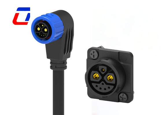 Connecteurs de câble ronds M23 en plastique, 2+1+5 broches, connecteur étanche fil à carte