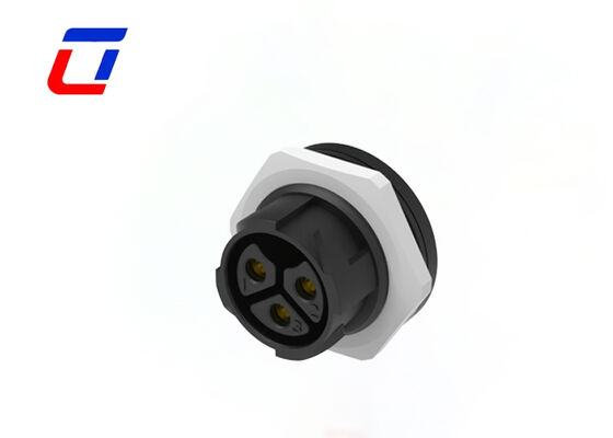Connecteur d'alimentation à montage sur panneau M25 3 broches 50A Connecteurs électriques à verrouillage rapide