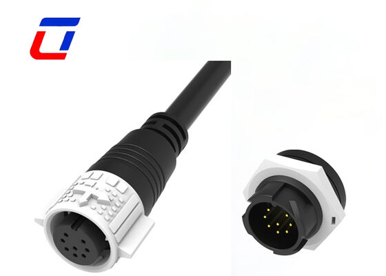 Connecteur étanche 8 AWG M19 pour l'extérieur, connecteurs de fil pour la transmission de signaux
