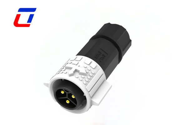 Connecteur électrique étanche à cloison de 3 broches, connecteur de montage sur panneau M19