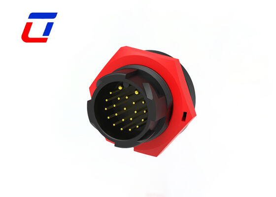 M19 Connecteur câble à carte 2 broches de puissance et 20 broches de connecteur de câble moulé de signal