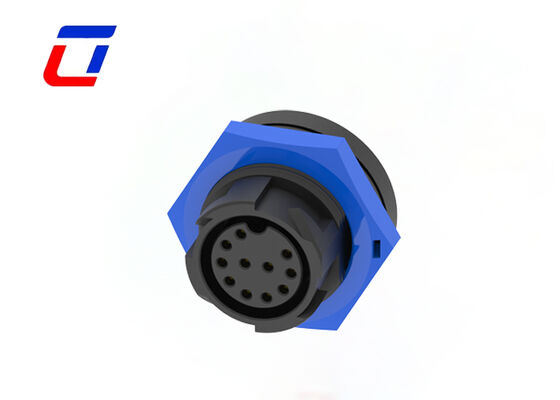 Connecteurs de câble étanches M19 11 broches 300 Volts PA66 Push Pull Data Connectors