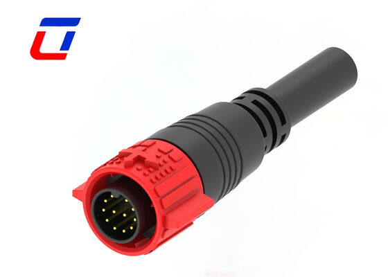 M19 12 broches connecteur de câble étanche IP67 300V LED Quick Connector