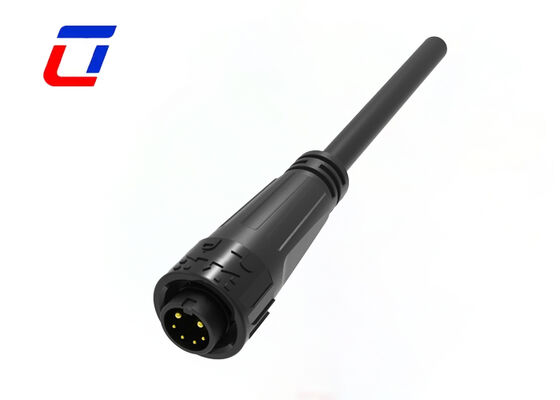 M16 15A+5A Petits connecteurs à fil étanche à décharge rapide IP67 Connecteur 2+4 broche