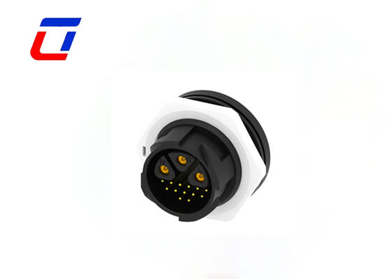 Connecteur de câble étanche M25 3+13 broches, meilleurs connecteurs multipoints à verrouillage rapide