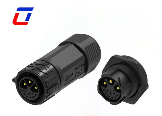 Connecteurs circulaires multipins M25 3+9 à libération rapide pour connexion fil à carte, étanches