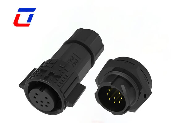 10A 8 broches connecteur circulaire M19 fil de verrouillage à la carte connecteur pour les données