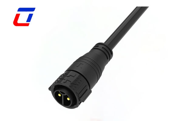 50A M25 2 broches connecteurs électriques étanches à l'eau avec verrouillage IP67 connecteur mâle femelle