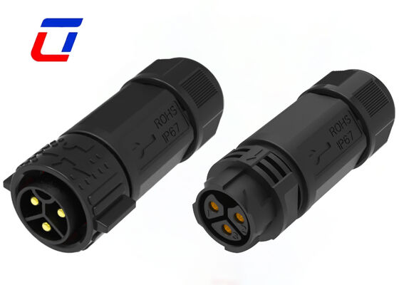 M25 3 broches 50A connecteur mâle à femelle IP67 connecteurs électriques étanches 600V
