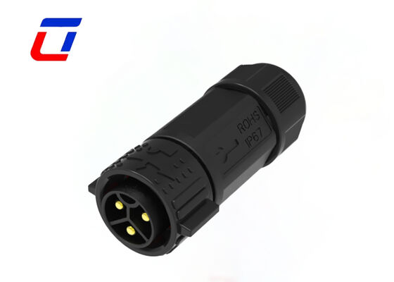 M25 3 broches 50A connecteur mâle à femelle IP67 connecteurs électriques étanches 600V