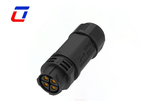 M25 4 broches connecteurs de câbles extérieurs imperméables à l'eau 50A Connecteur d'alimentation