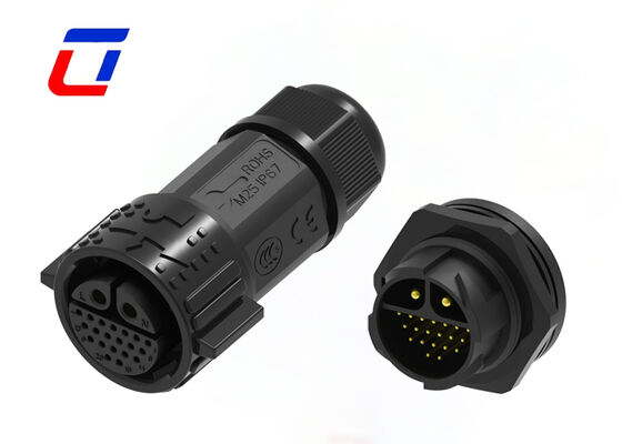 M25 2+20 connecteur de câble à pôle à libération rapide IP67