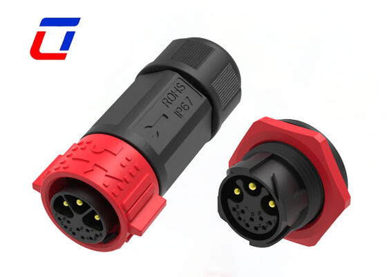 M25 connecteurs extérieurs imperméables à l'eau 3+9 broches connecteur mâle femelle puissance et signal