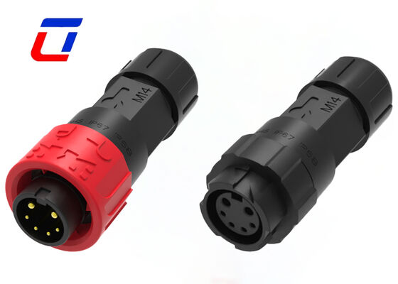 M16 300V Connecteur rond XLR étanche à l'eau 2+4 Multi-Pin Connecteurs