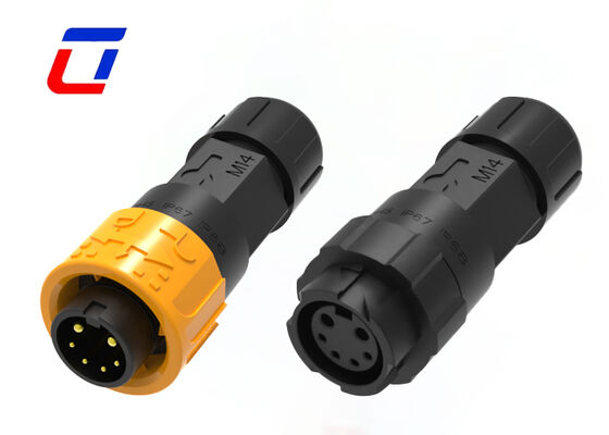 M16 300V Connecteur rond XLR étanche à l'eau 2+4 Multi-Pin Connecteurs