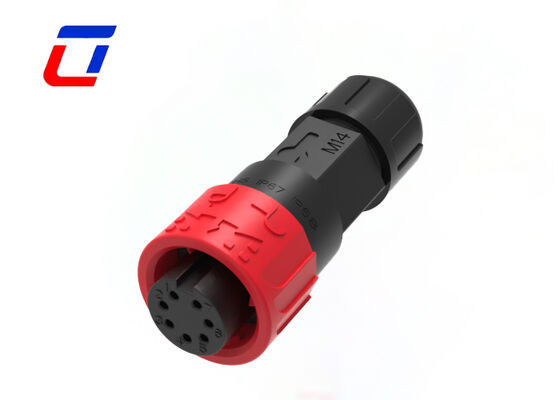 IP67 M16 7 broches 300V connecteurs LED basse tension Circulaire Tailles de connecteur mâle femelle