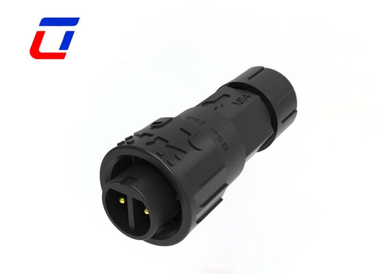 M16 10A IP67 Connecteurs étanches à verrouillage rapide Connecteur féminin à masculin pour l'alimentation