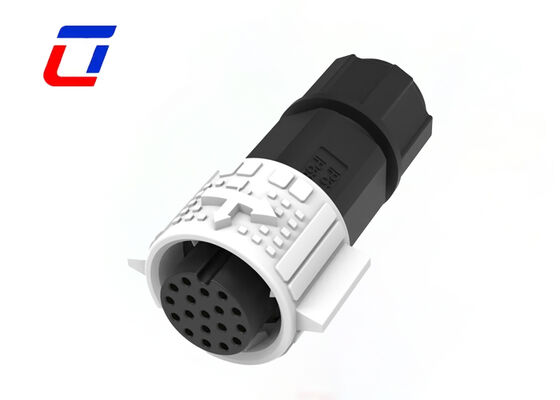 Connecteur de données de câble M19 18 broches à libération rapide étanche IP67 300 volts