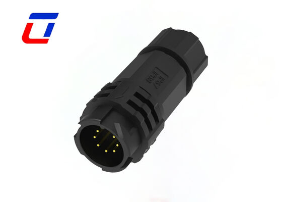 Le CE a certifié le connecteur imperméable de Pin de la circulaire 7 de connecteurs d'éclairage extérieur de M19 300V