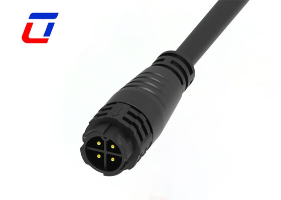 fil électrique de Pin 15A 4 pour câbler le connecteur d'alimentation imperméable en plastique des connecteurs M19 PA66