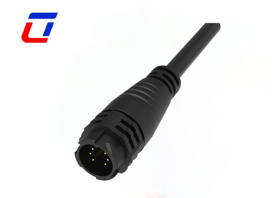 Mâle M19 au connecteur 300V imperméable de Pin d'OEM 6 de connecteurs de câble femelle pour des données