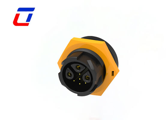 M19 IP67 Résistant à l'eau 3+5 connecteur de prise de prise 20A Connecteur de données d'alimentation mâle femelle 8 broches