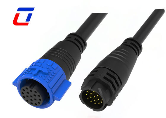M19 IP67 18 connecteur de câble à broches extérieur connecteur rapide étanche aux équipements de communication