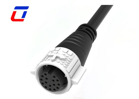 M19 16 épingle de signal connecteur mâle connecteur femelle plaqué en or connecteurs IP67 étanches
