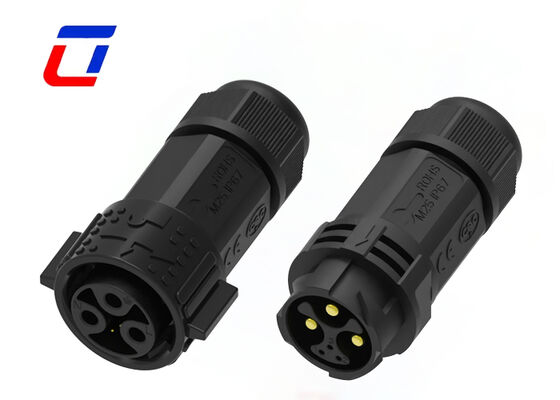 PA66 15A+5A M25 Connecteur étanche mâle femelle 3+3 Connecteurs multi-points pour automobile