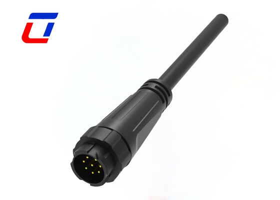 M16 IP67 câble moulé imperméable aux connecteurs de câble