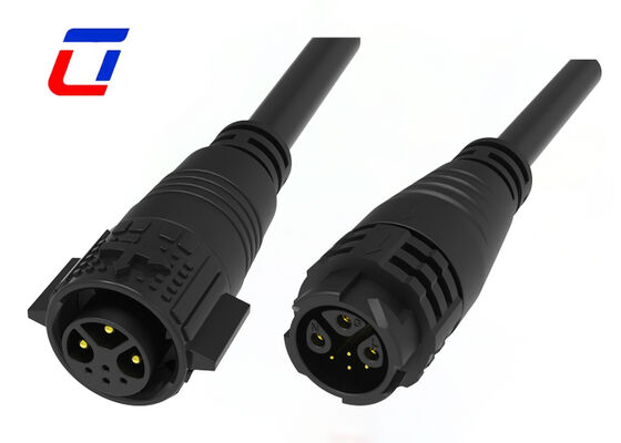 M19 3+4 connecteurs à fil étanches 15A+5A 300V IP67 Multi-Pin Connecteur mâle femelle