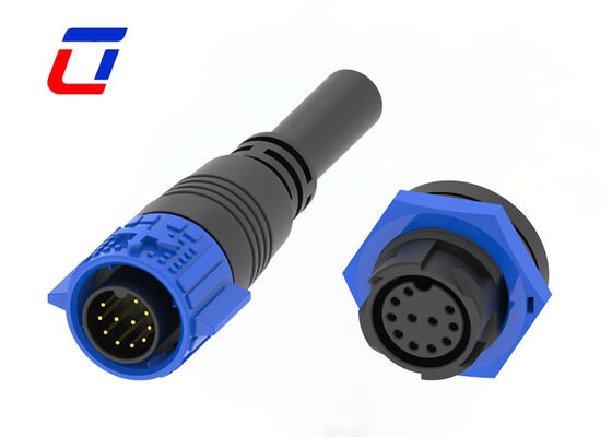 M19 300V 5A connecteur à prise et prise étanche à 11 broches câble à bord connecteur IP67
