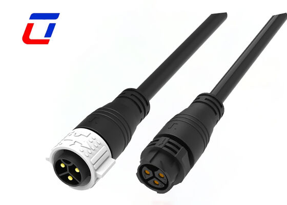 UL94-V0 3 broches M25 50A connecteur de câble étanche auto-verrouillage IP67 connecteur d'alimentation