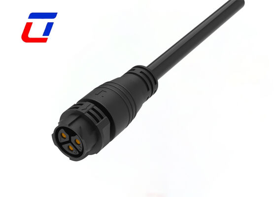 UL94-V0 3 broches M25 50A connecteur de câble étanche auto-verrouillage IP67 connecteur d'alimentation