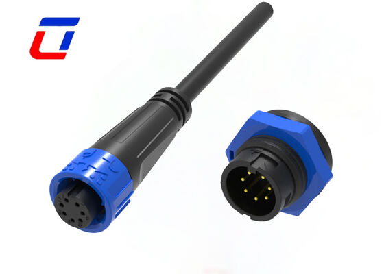 Basse tension 300V M16 7 broches Connecteur rapide de données IP67 imperméable à l'eau Connecteur mâle femelle Chine