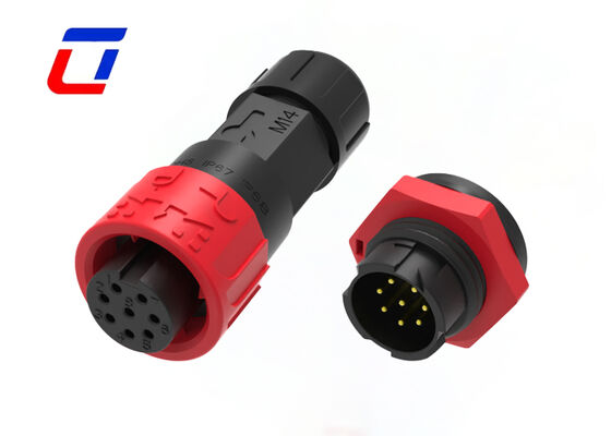 M16 8 broches LED connecteur câble à câble/connecteur de carte 300V