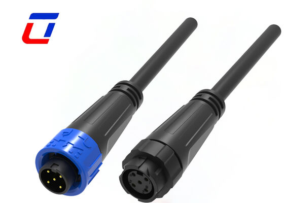 8A M16 5 broches connecteurs d'alimentation IP67 ODM connecteur de verrouillage à pression étanche extérieur