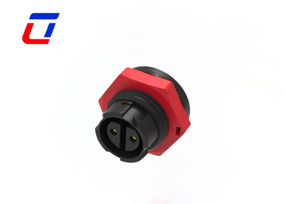 10A M16 2 broches IP67 connecteur d'alimentation étanche en plastique PA66 DC