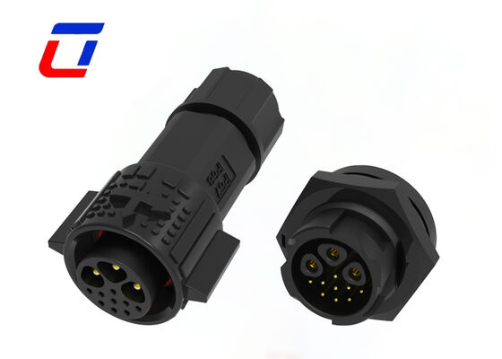 M19 Résistant au vieillissement IP67 Connecteur circulaire imperméable à l'eau 300V 3+9 épingle à décharge rapide