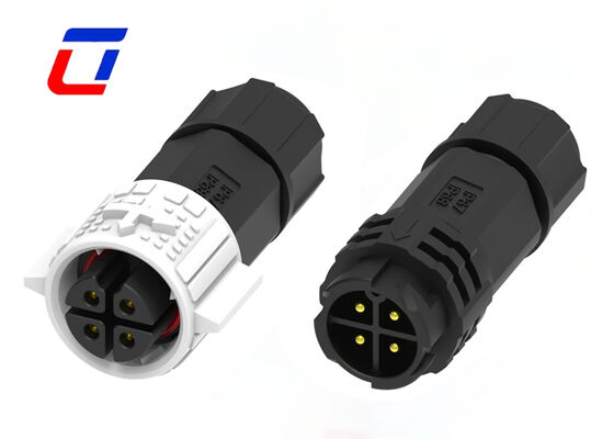 15A M19 4 broches connecteurs électriques étanches à l'eau 300V Connecteur industriel mâle femelle