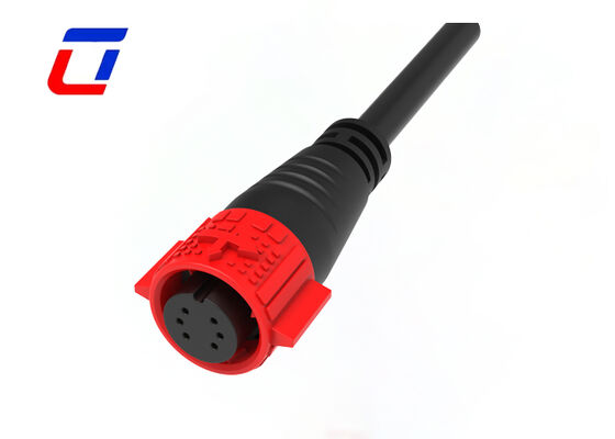 Transmission de signal M19 6 broches connecteurs de fil étanches extérieurs IP67 prise de prise rapide