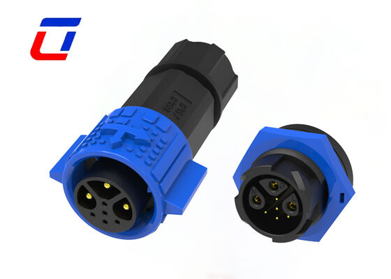 20A M19 3+5 épingles connecteur circulaire plaqué or en laiton 300V prise multi-épingles