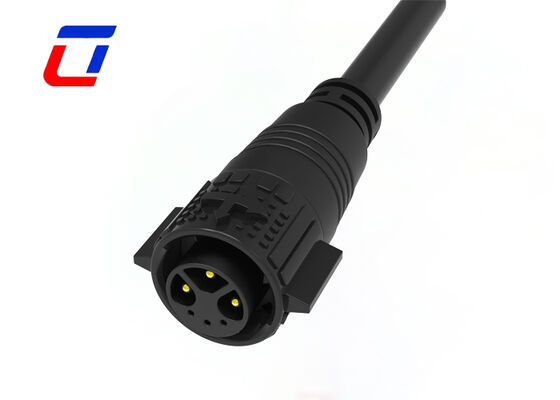 PA66 M19 connecteur de câble étanche extérieur puissance et signal 3+3 connecteurs multi-points 300V