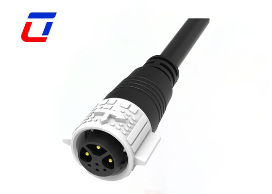 Connecteurs multipins étanches 15A+5A 3+4 broches M19 à verrouillage par poussée pour câble vers carte