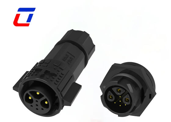 Connecteurs circulaires en plastique 20A M19 3+5 Pin ODM IP67 Connecteur de données d'alimentation étanche 300V