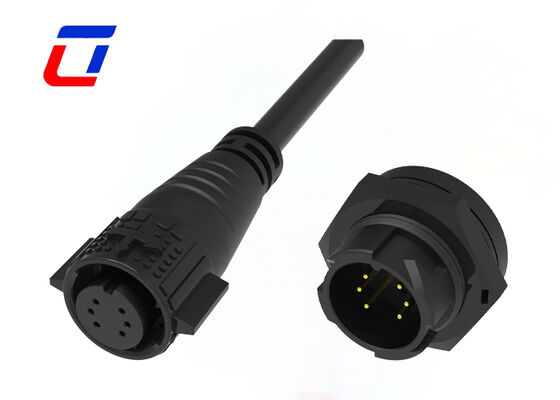 Connecteur à faible courant 10A à décharge rapide M19 6 broches Données 300V Connecteur étanche