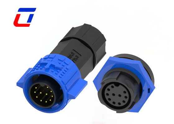 M19 11Pin 5A 300V Connecteur rond étanche Connecteur de données à verrouillage rapide