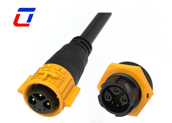 M19 3+3 connecteur de prise de prise 15+5A verrouillage à plusieurs broches connecteurs étanches
