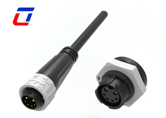 Connecteurs de signal et d'alimentation moulés 300V M16 2+4 broches 20A IP67