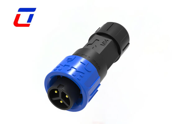 Connecteur d'alimentation étanche 3 broches M16 10A 300V Connecteurs circulaires fil à fil